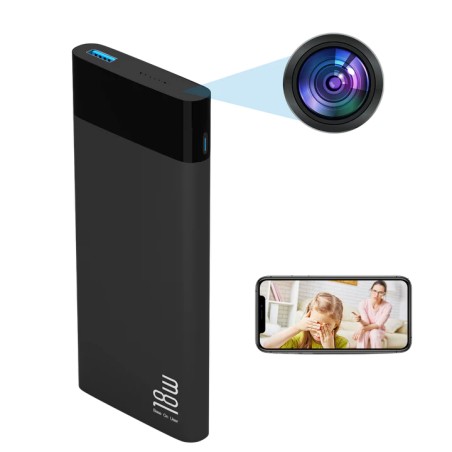 WiFi Camera Backup Battery Remote Viewing 32 Hours